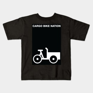 Cargo Bike Nation Poster Kids T-Shirt